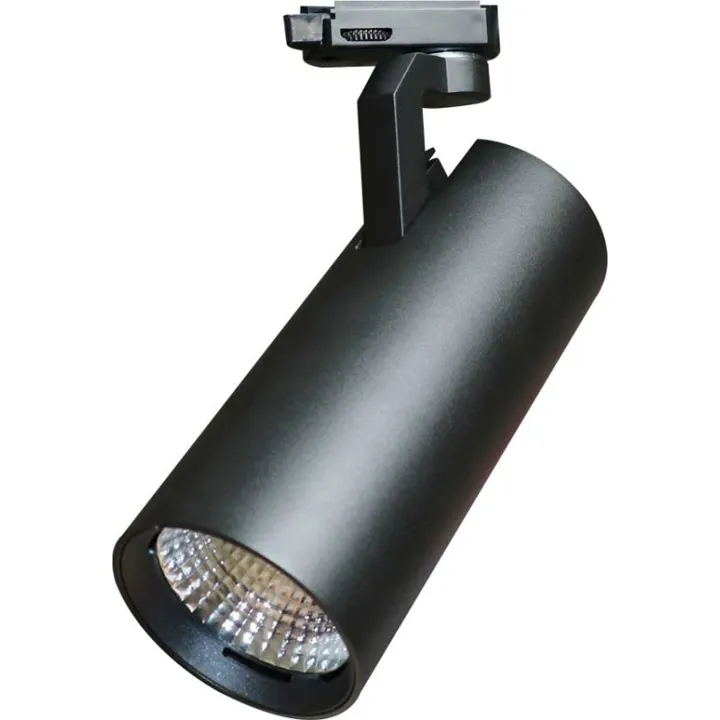 E3Light Leo 3F skinnespot, sort – spot — produktfoto
