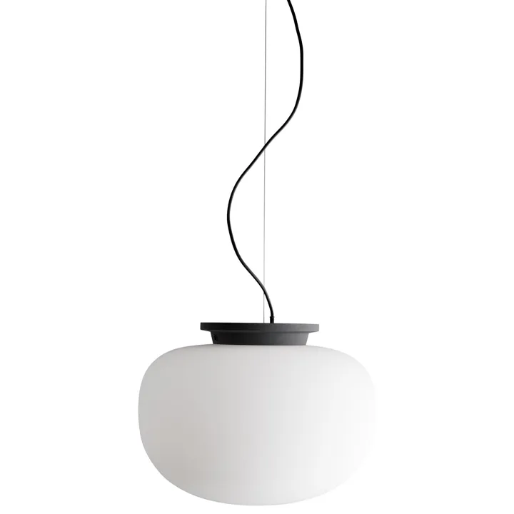 Frandsen Supernate Ø38 Opal Hvid/Sort – pendel — produktfoto