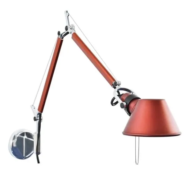 Artemide Tolomeo Micro Rød – væglampe — produktfoto