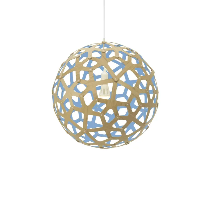 David Trubridge Coral Ø80 Blå – pendel — produktfoto