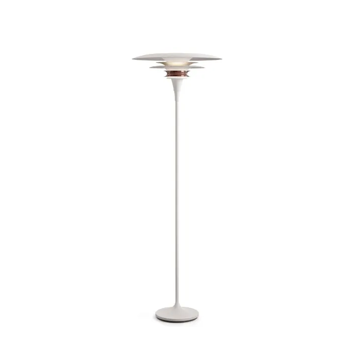 Belid Diablo Ø50 Mat Hvid/Rosé – gulvlampe — produktfoto