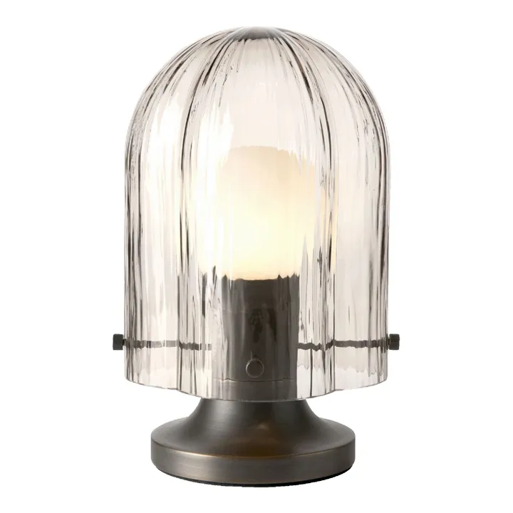 GUBI Seine Bruneret Messing/Røgfarvet – bordlampe — produktfoto