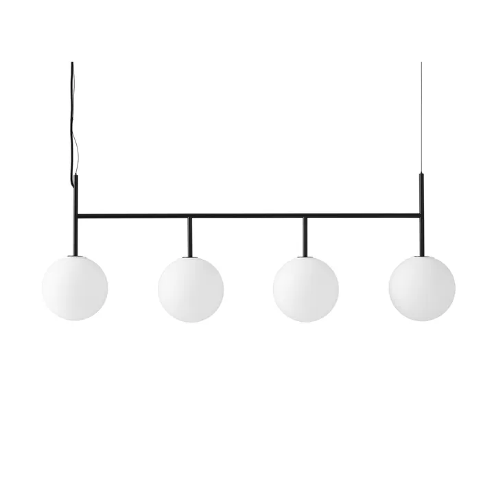 Audo Copenhagen TR Rail Sort Mat Opal Glas – pendel — produktfoto