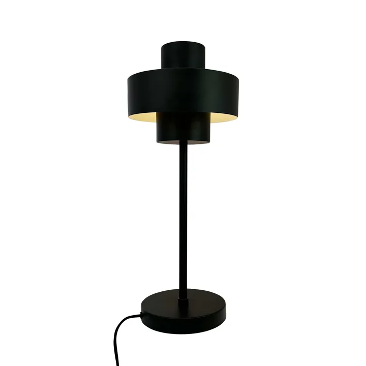 Dyberg Larsen Stoke Mat Sort – bordlampe — produktfoto