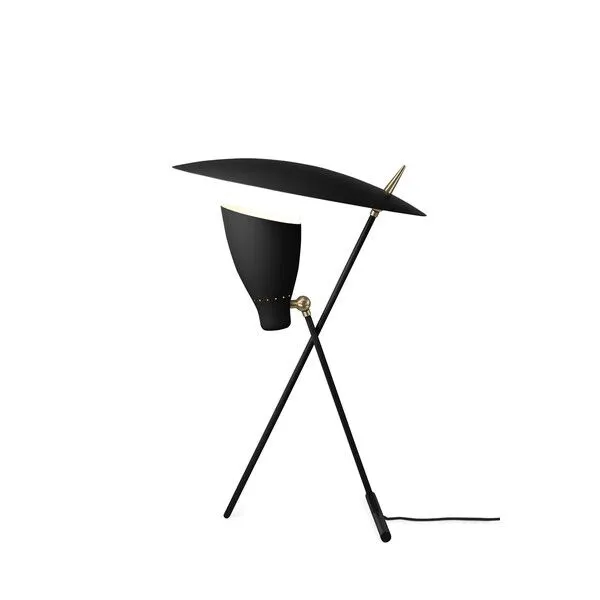 Warm Nordic Silhouette Sort Noir – bordlampe — produktfoto