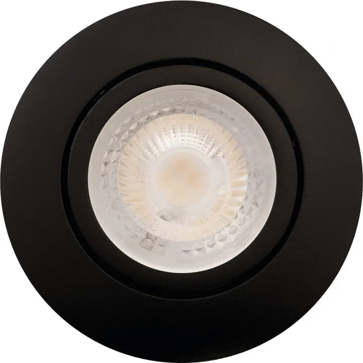 Scan Products Luna Quick Install 2.0 indbygningsspot, 3000K, mat sort – indbygningsspot — produktfoto