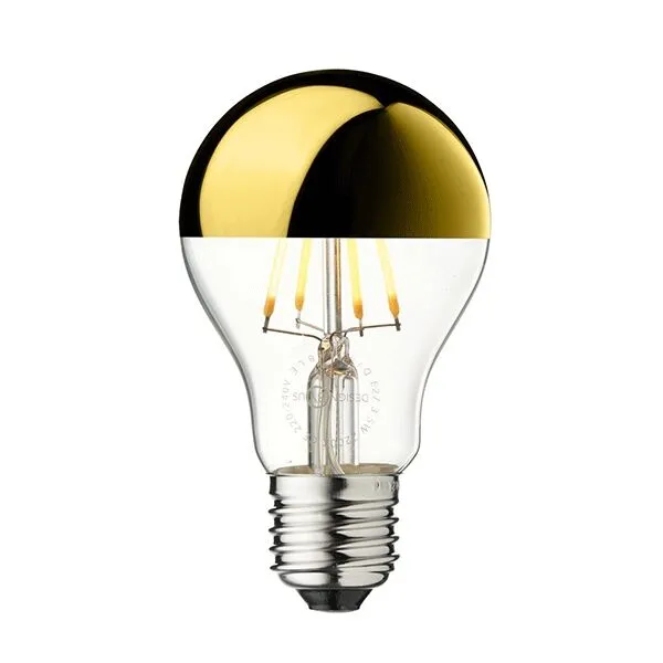 Design By Us Arbitrary XL Pære E27 LED 3,5W Guld – pære — produktfoto