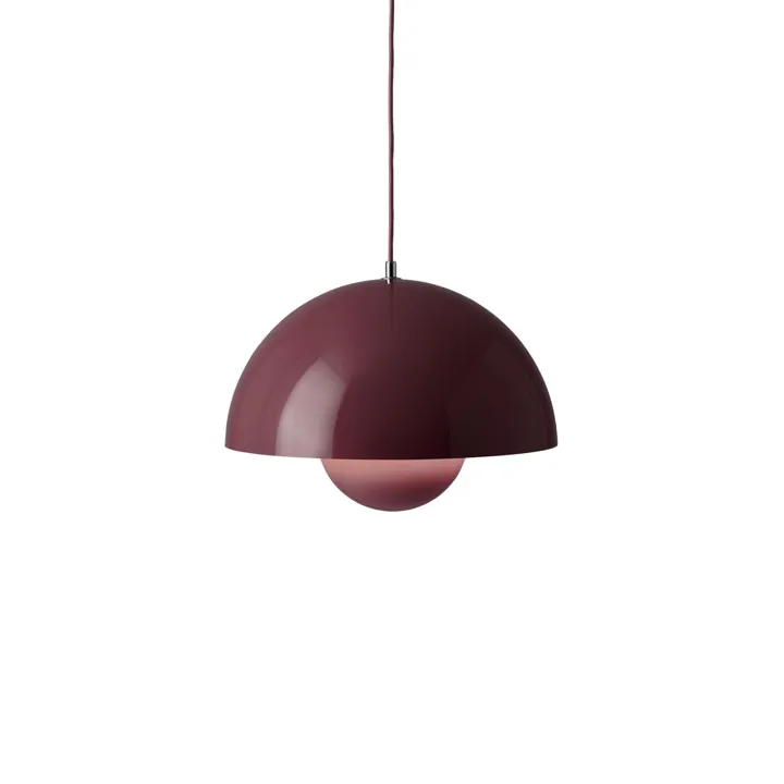 &Tradition Flowerpot VP7 Dark Plum – pendel — produktfoto