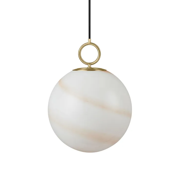 Halo Design Stockholm Ø30 Marble Brown – pendel — produktfoto