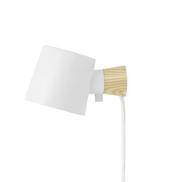 Normann Copenhagen Rise Hvid – væglampe — produktfoto
