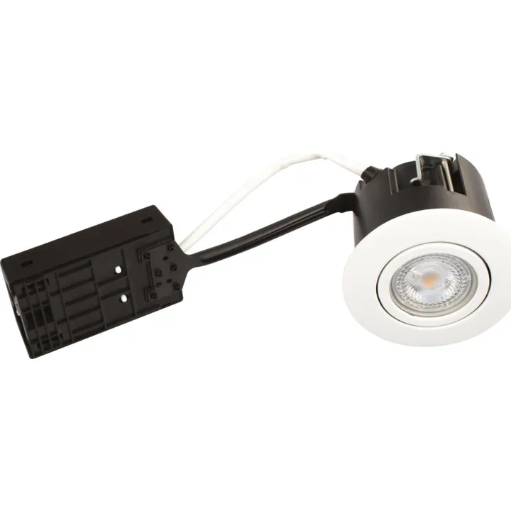 Scan Products Luna Quick Install udendørs indbygningsspot, 3000K, hvid – udendørslampe — produktfoto