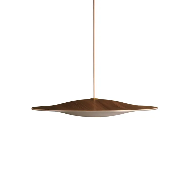 Piet Hein Sinus-Wood 550P Valnød/Opal – pendel — produktfoto