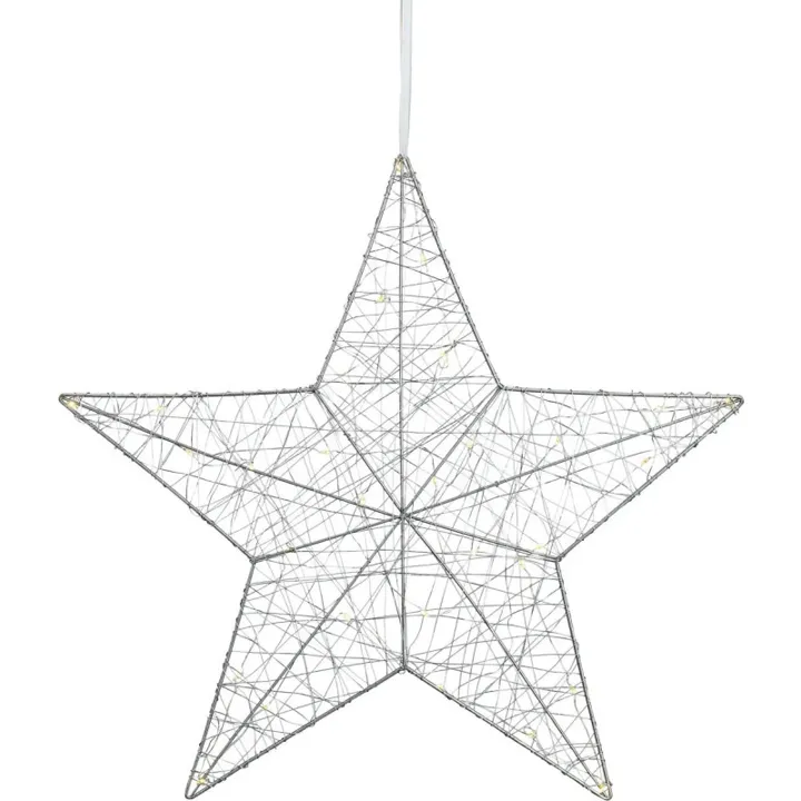 Markslöjd Artur stjerne med lys, 50 cm – dekorationslys — produktfoto