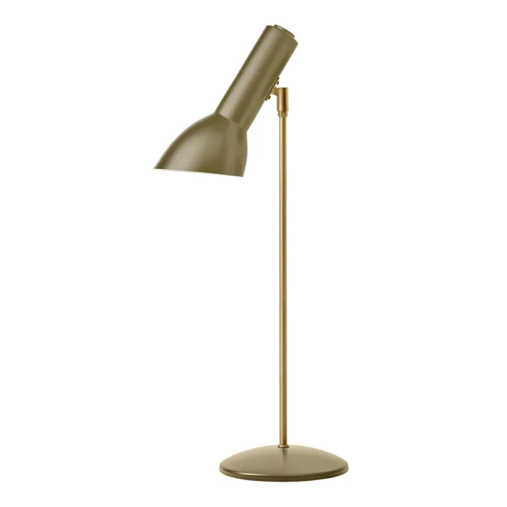 CPH Lighting Oblique Olivengrøn/Messing – bordlampe — produktfoto