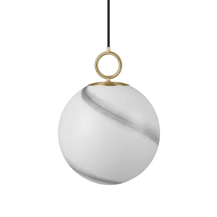 Halo Design Stockholm Ø30 Marble Grey – pendel — produktfoto