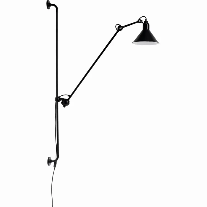 La Lampe Gras N214 Mat Sort – væglampe — produktfoto