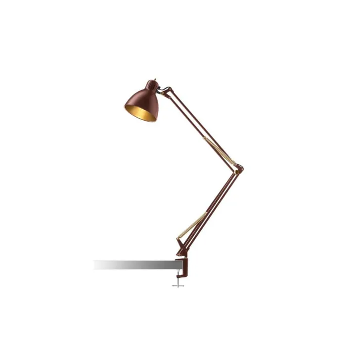 Nordic Living Archi T1 Junior med klemme - Maple Red Nordic Living – bordlampe — produktfoto
