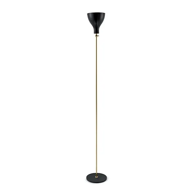 TATO Lady V Messing & Sort Lige – gulvlampe — produktfoto