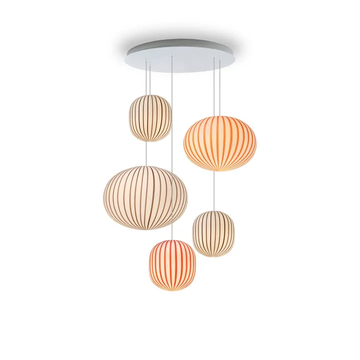 Established & Sons FILIGRANA LIGHT C5 Cluster Ø60 Multifarvet – pendel — produktfoto