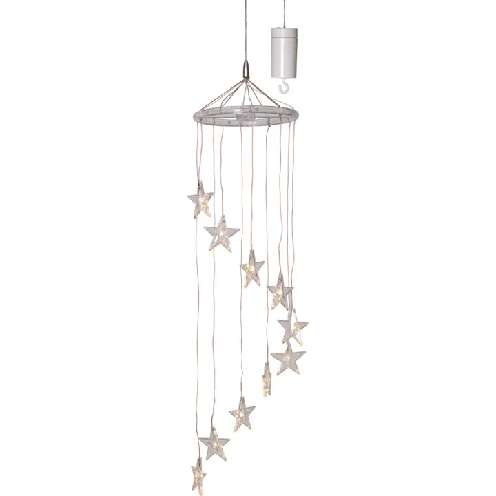 Star Trading 12 stk Star Trading Mobilo udendørs uro med stjerner – udendørslampe — produktfoto