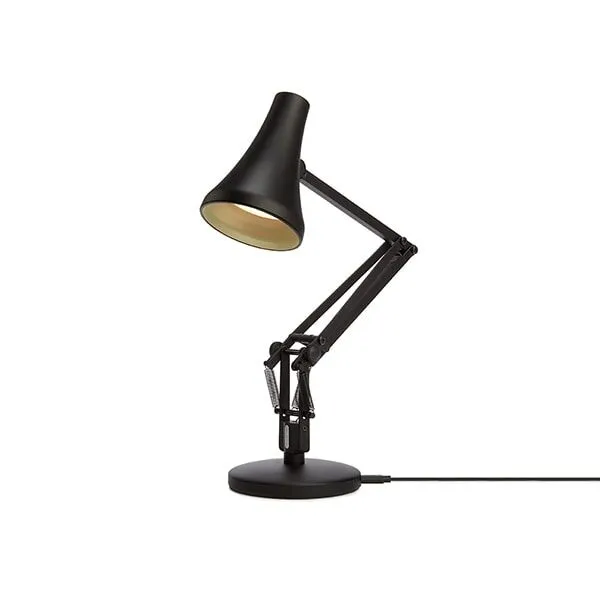 Anglepoise 90 Mini Mini Carbon Black & Black – bordlampe — produktfoto