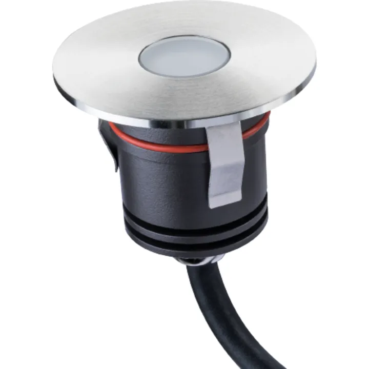 SG Armaturen SG Luna Deco Opal nedgravningsspot, 1 lysudgang – udendørslampe — produktfoto
