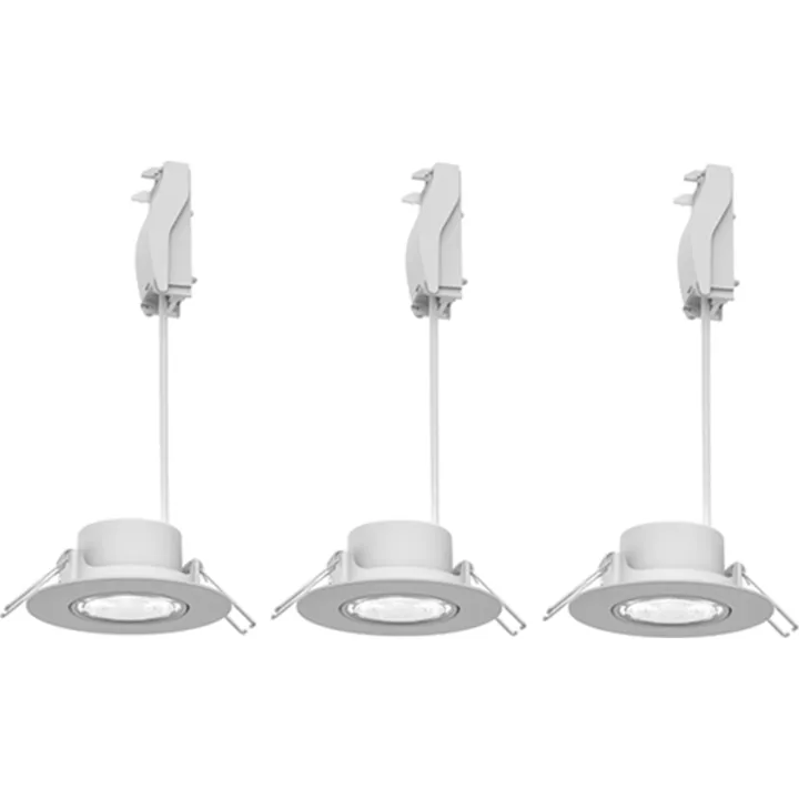Philips Cilantro indbygningsspot, hvid, 3-pak – indbygningsspot — produktfoto