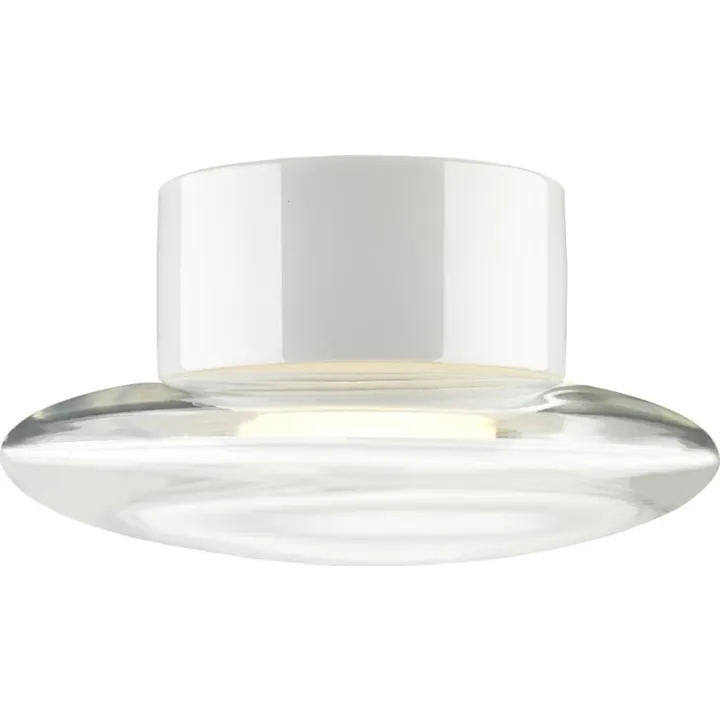 Ifö Electric Ifö Cairo , Ø20 cm, hvid/klar – loftlampe — produktfoto