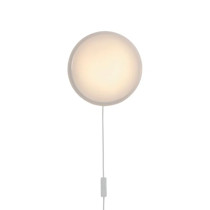 Muuto Looped Væg/ Dæmpbar med Afbryder IP44 Hvid – væglampe — produktfoto