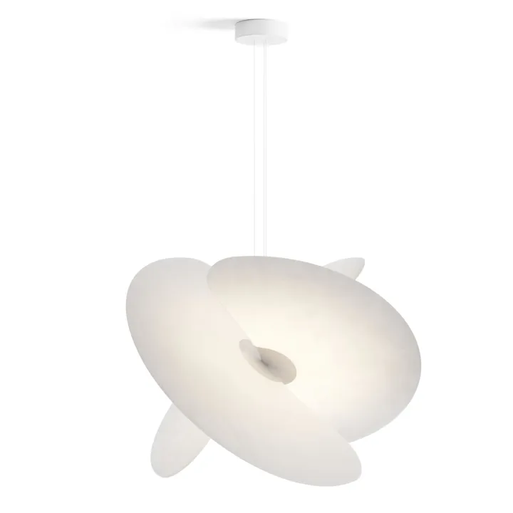 Luceplan Levante Ø100 cm Mat Hvid – pendel — produktfoto