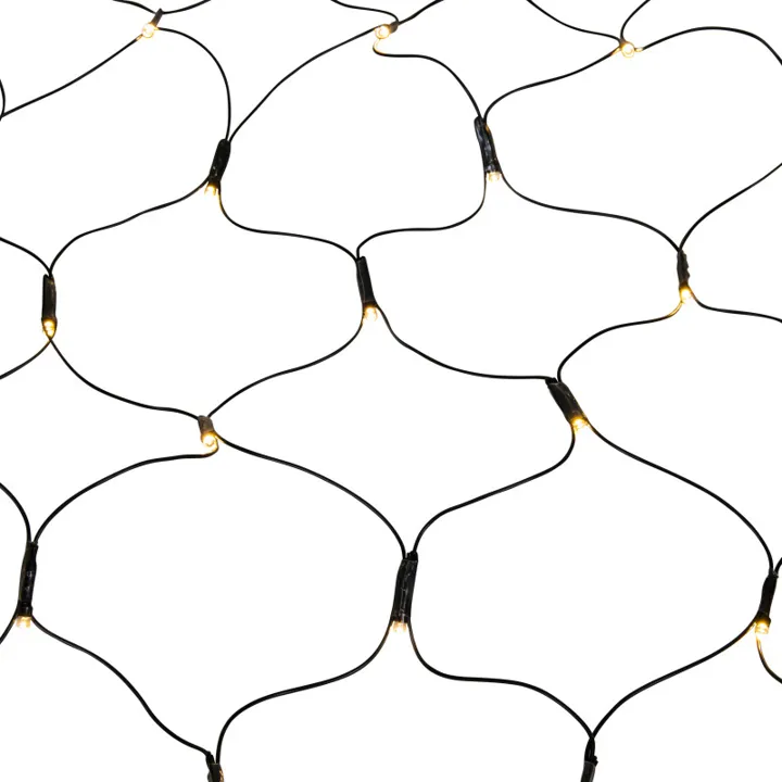 Konstsmide udendørs lysnet, 160 varm hvide lys, 60 x 200 cm – lyskæde — produktfoto