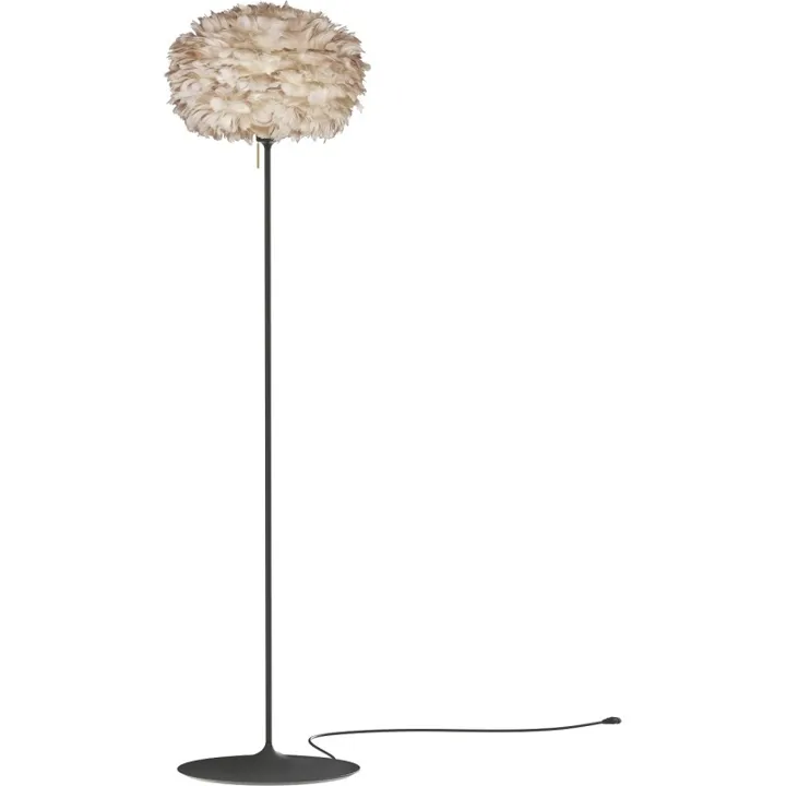 Umage Santé Eos fjer , brun – gulvlampe — produktfoto