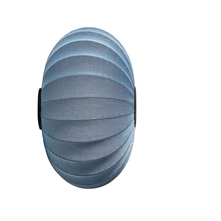 Made By Hand Knit-Wit Oval Ø76 cm Blue Stone – væglampe — produktfoto