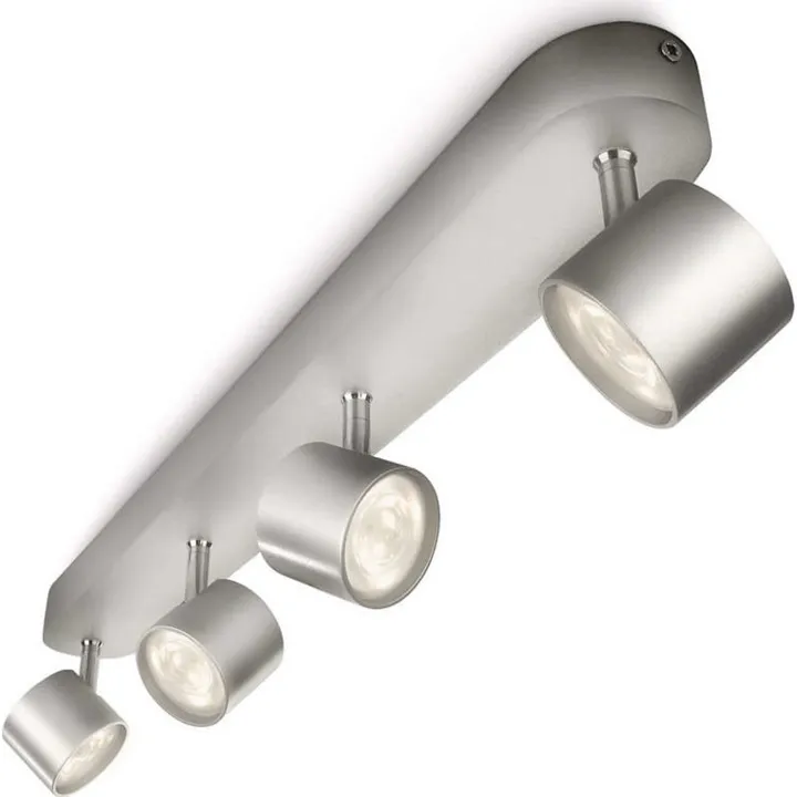 Philips myLiving Star , 4 spots, aluminium – spot — produktfoto