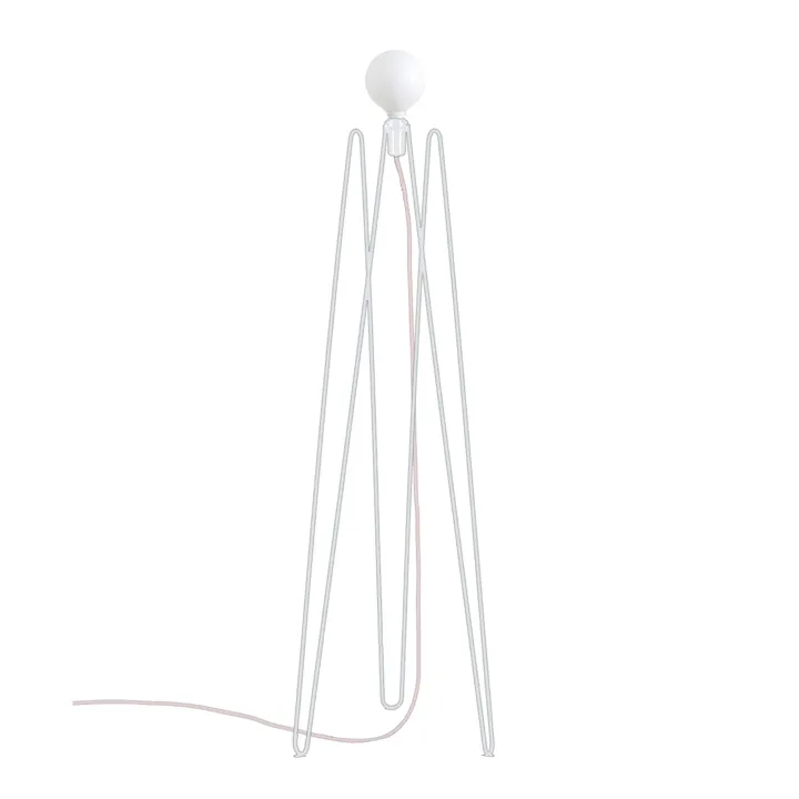 Grupa Model 2 Hvid/Hvid – gulvlampe — produktfoto