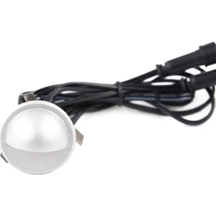 Light By Juul Light By Juhl Saga trappespots til indbygning, sølv – udendørslampe — produktfoto