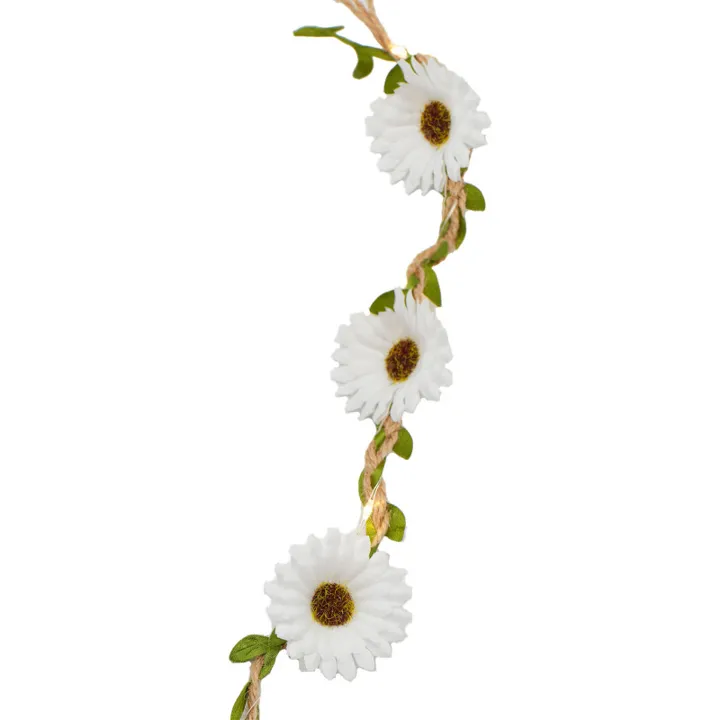 Sirius Flora Sommerblomster , 2 meter, hvid – lyskæde — produktfoto