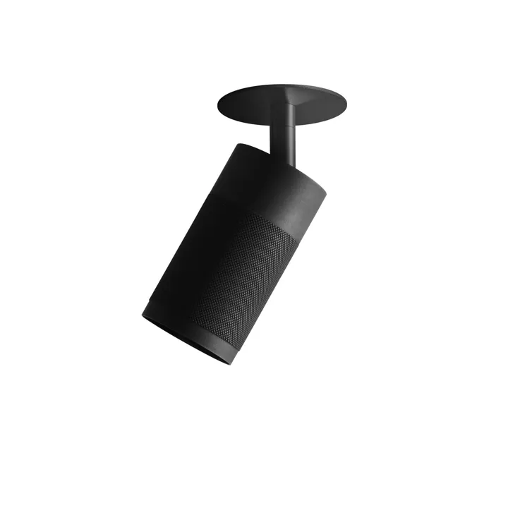 Thorup Copenhagen Patrone Recessed Sortbruneret Messing Box-Fit – loftlampe — produktfoto