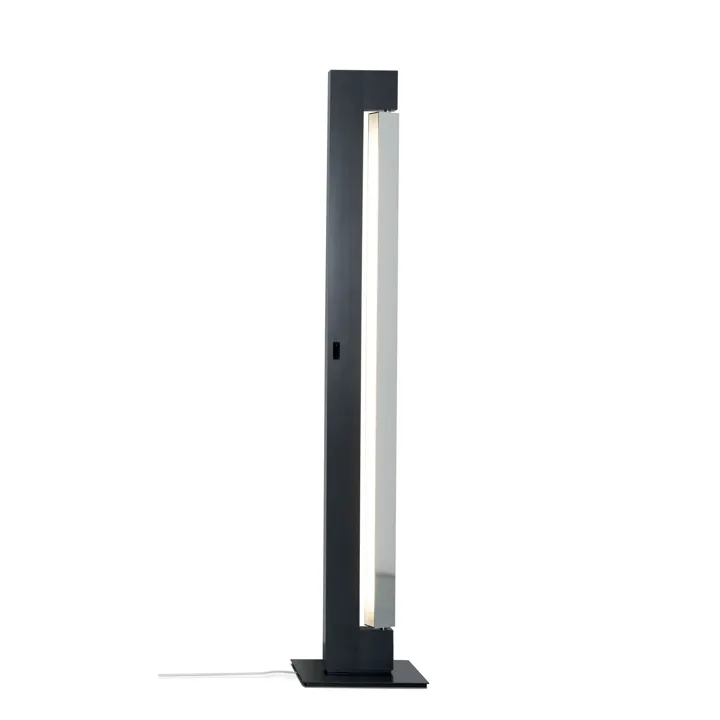 Nemo Ara Floor DTW Antracit/Poleret Aluminium – gulvlampe — produktfoto