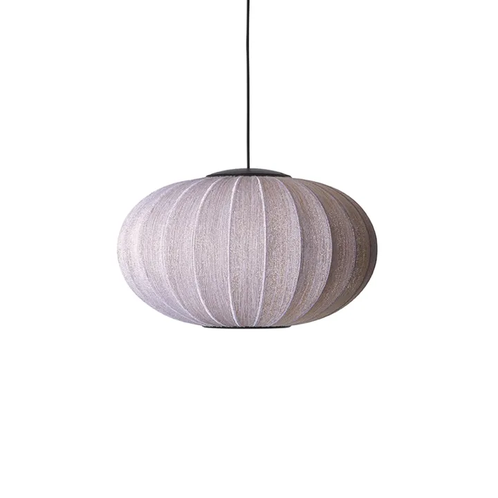 Made By Hand Anniversary Knit-Wit Ø57 Oval Guld Glitter LED – pendel — produktfoto
