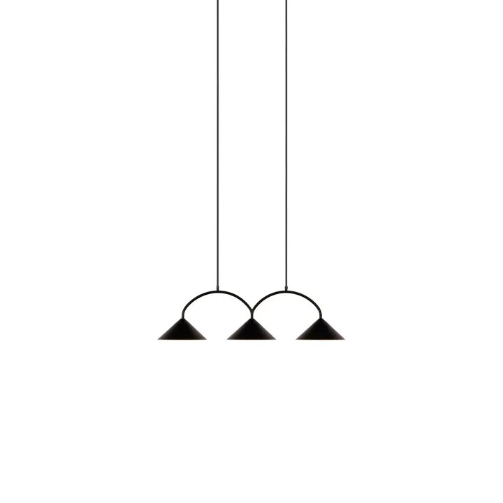 Globen Lighting Curve 3 Sort – pendel — produktfoto