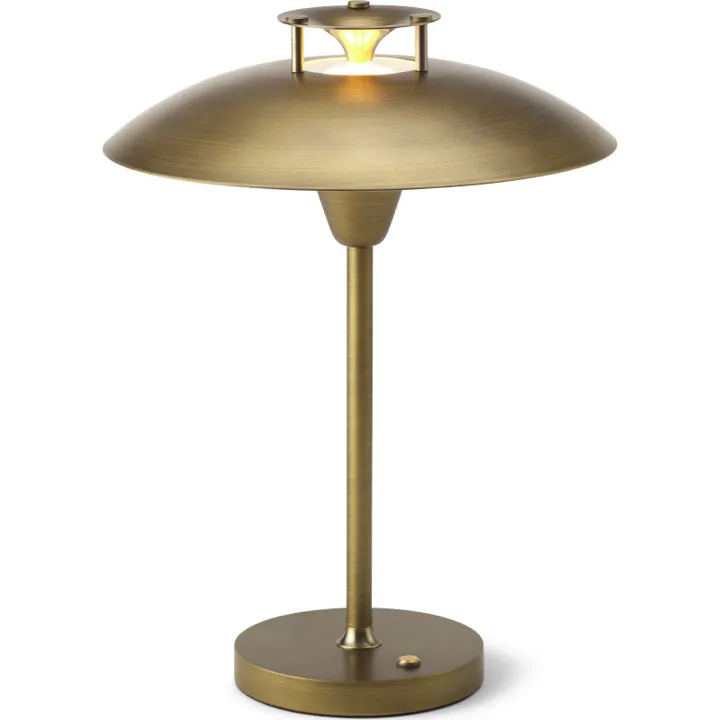 Halo Design Stepp 1-2-3 genopladelig , messing – bordlampe — produktfoto