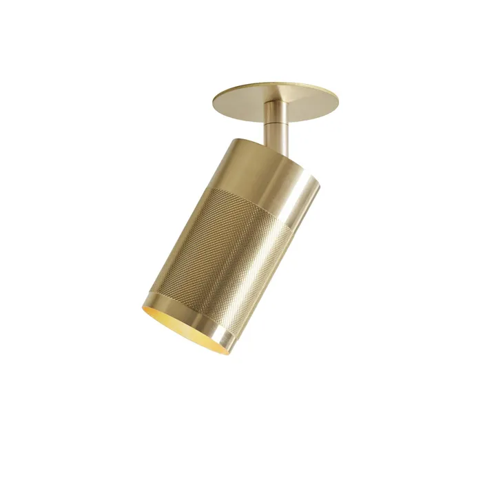 Thorup Copenhagen Patrone Recessed Massiv Messing Clip-Fit – loftlampe — produktfoto