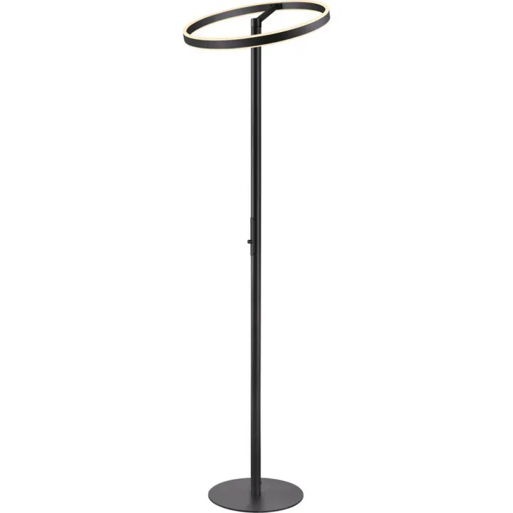SLV One Straight , sort – gulvlampe — produktfoto