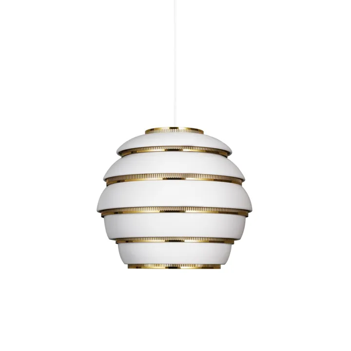 Artek Beehive A331 Hvid & Messing – pendel — produktfoto