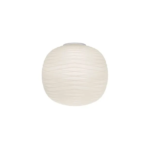 Foscarini Gem Semi Hvid – væglampe — produktfoto