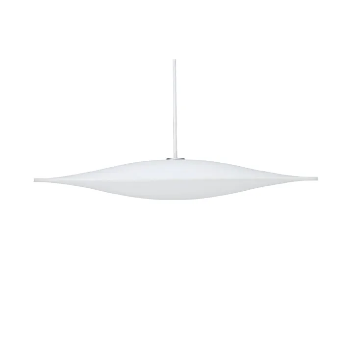 Piet Hein Sinus 550P Opal med Hvid Tekstil Ledning – pendel — produktfoto