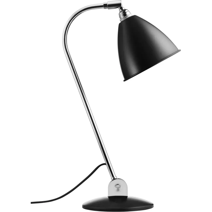 GUBI Bestlite BL2 Krom/Sort – bordlampe — produktfoto