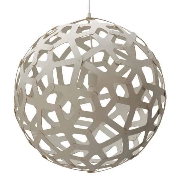 David Trubridge Coral Ø100 Hvid/Hvid – pendel — produktfoto