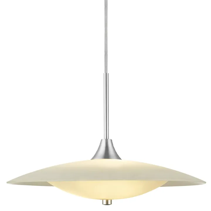 Halo Design Baroni Ø46 Opal/Aluminium – pendel — produktfoto